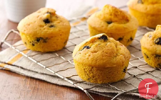 Muffinki Jagodowo-Marchewkowe