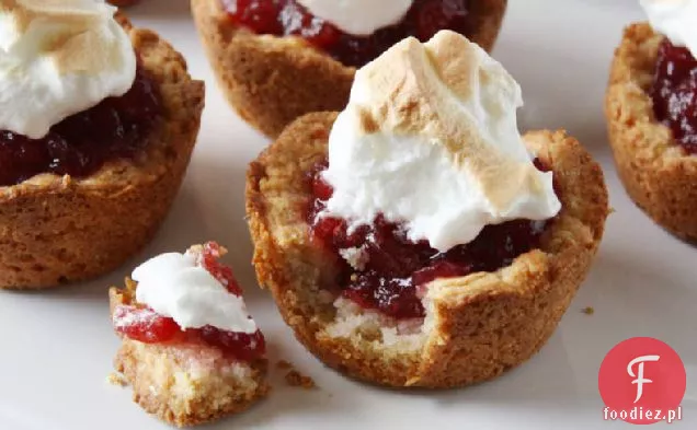 Mini Placki Bezowe Żurawinowe