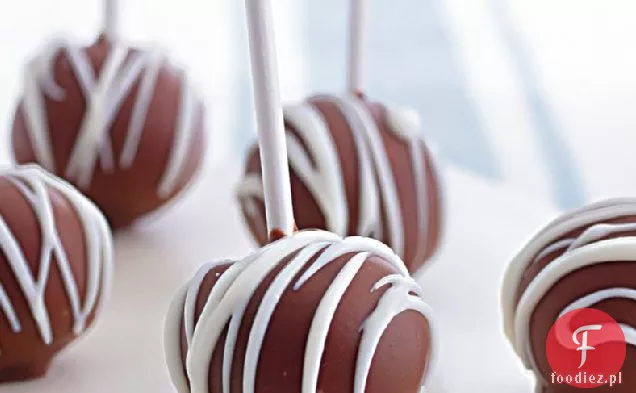 Boston Cream Cake Pops