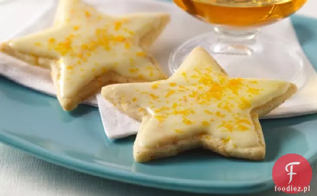 Spiced Orange Star Cocktail Cookies