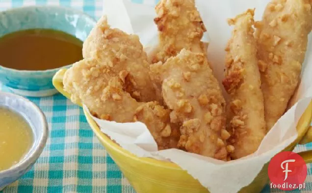 Chrupiące Paluszki Z Kurczaka Pieczone Miodem