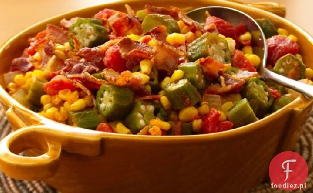 Okra, kukurydza i pomidory