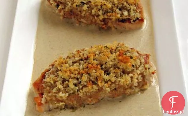 Panko Crusted Musztarda Piersi Z Kurczaka