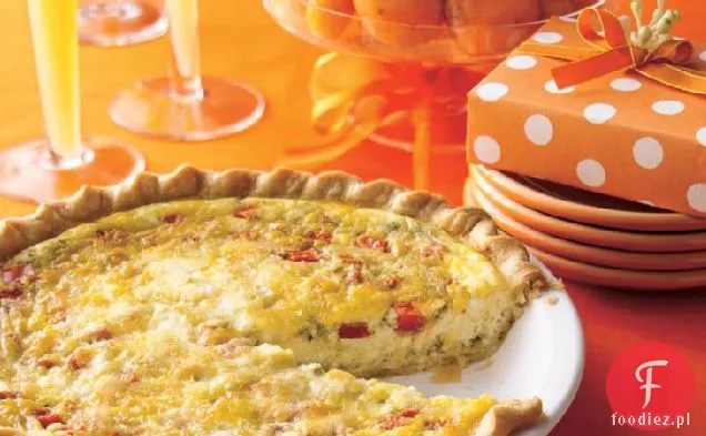 Provolone i Pesto Quiche