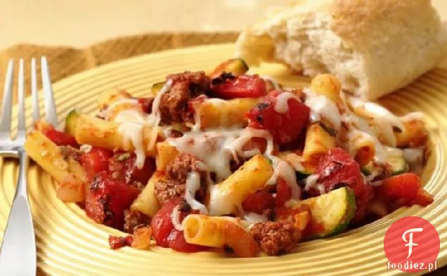 Pieczone Ziti z ognistymi pomidorami