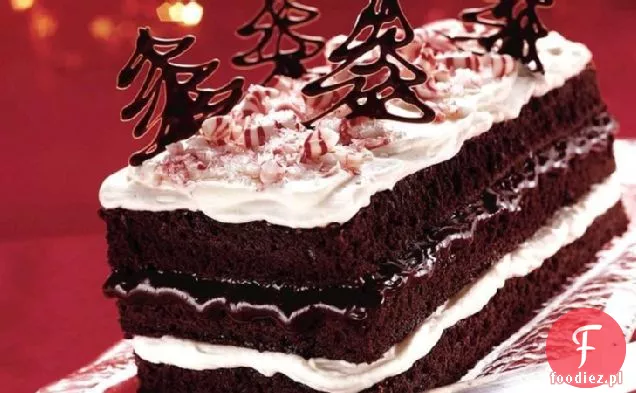 Miętowy Krem Brownie Torte