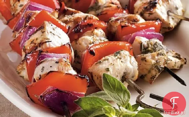 Kabobs Z Kurczaka Śródziemnomorskiego