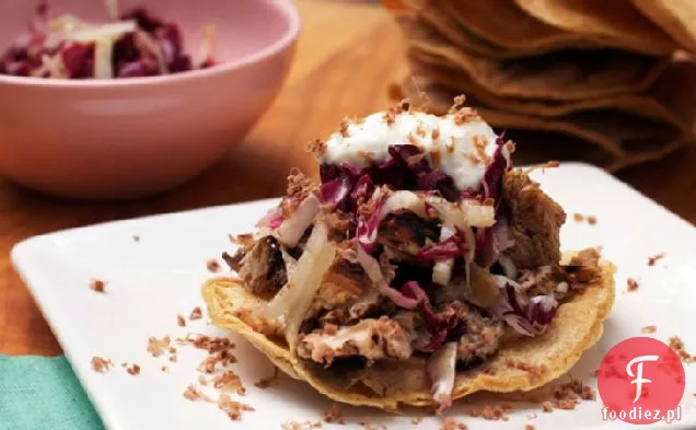 Kurczak Mole Tostadas