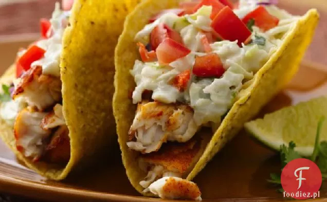 Pikantne Tacos rybne ze świeżym sosem limonkowym