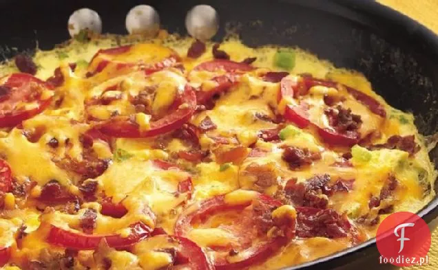 Frittata boczkowo-pomidorowa
