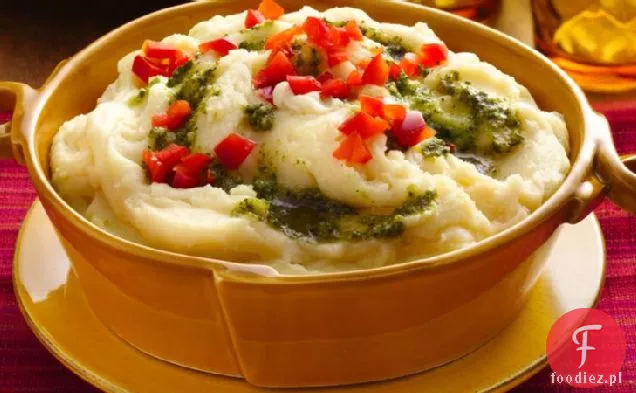 Asiago-Puree Z Pesto