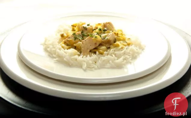 Kurczak Musztardowy Dijon Z Zielonym Czosnkiem