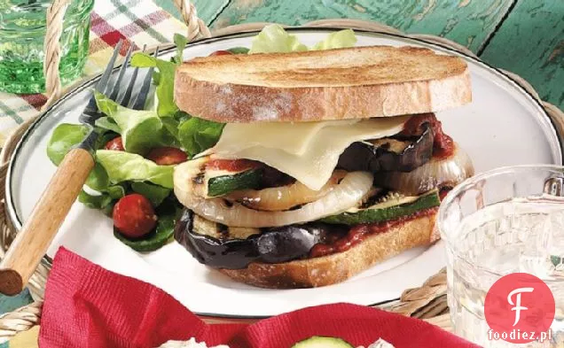 Grillowane Kanapki Z Bakłażanem
