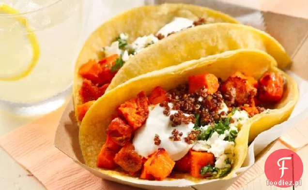 Bezglutenowe Harissa Pieczone Tacos Ze Słodkich Ziemniaków