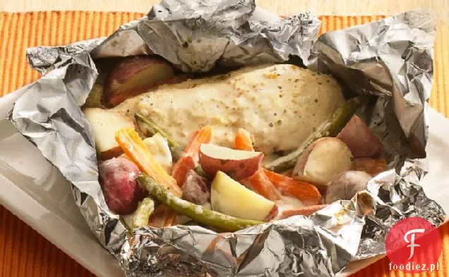 Grillowany Parmezan-Ranczo Kurczak Opakowania Foliowe