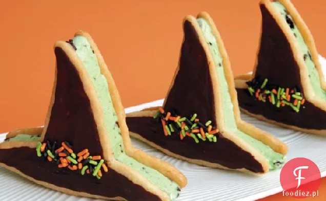 Witch Hat Ice Cream Sandwiches