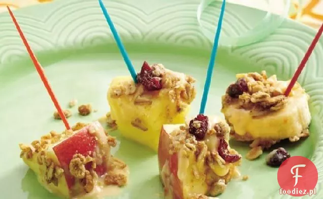 Kabobs Z Owocami Granoli