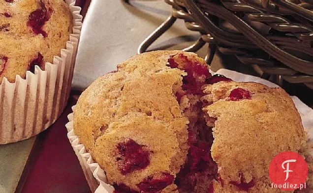Muffinki żurawinowo-pomarańczowe (jaśniejsze )