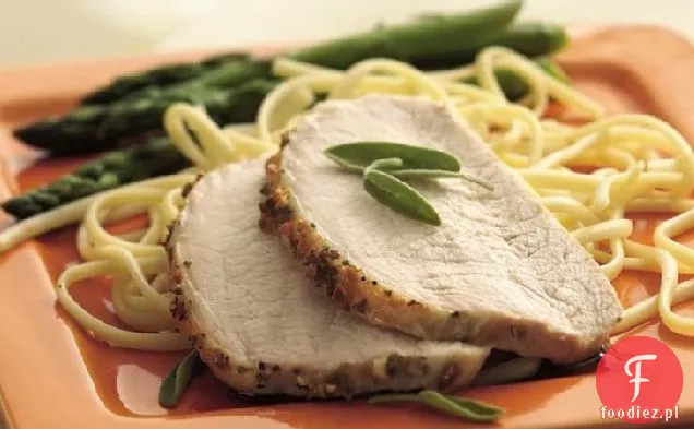 Pieczeń Wieprzowa Z Grilla Czosnkowo-Szałwiowa