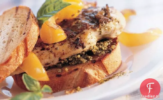 Grillowane Kanapki Z Kurczakiem Pesto