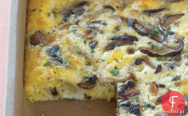 Wild Mushroom-Egg Bake