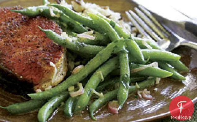 Fasola szparagowa z musztardą-estragon Vinaigrette