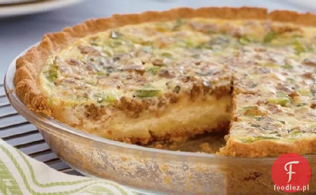 Quiche Z Kiełbasą Z Indyka