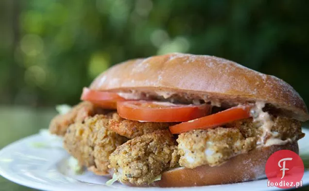 Shrimp Po Boy Sandwich