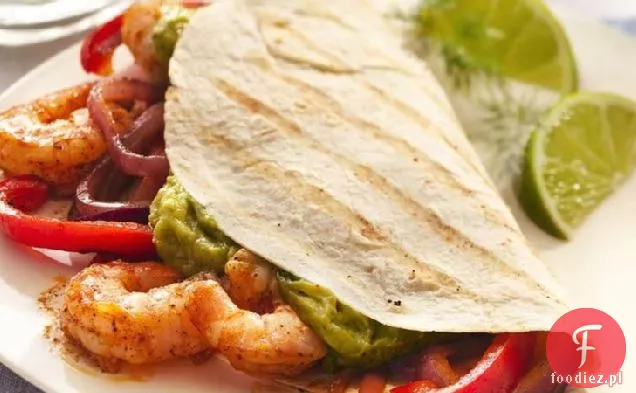 Grillowane Krewetki Fajitas