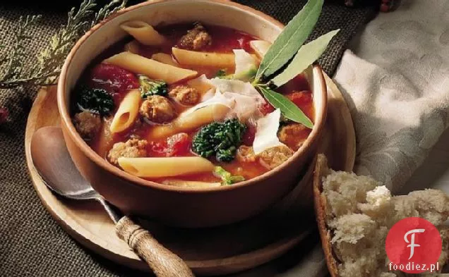 Włoska Zupa Z Kiełbasą