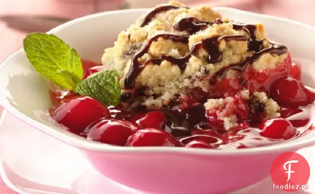 Chocolate Chip-Cherry Cobbler