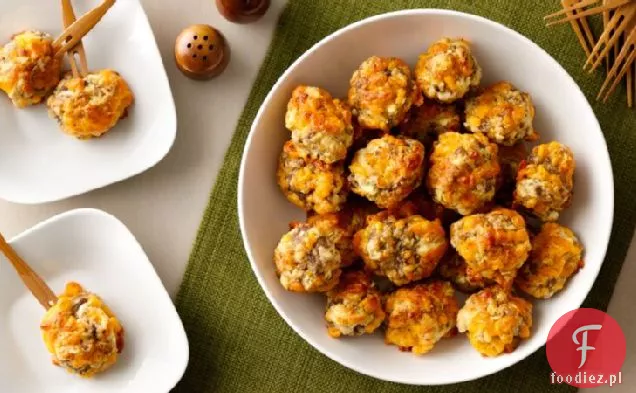 Cheddar Jabłko Kiełbasa Kulki