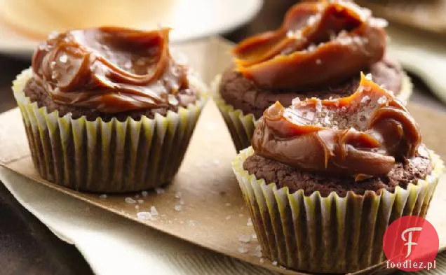 Bourbon Brownie Bites z Dulce de Leche