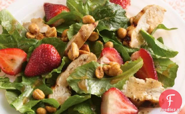 Grillowana Sałatka Balsamiczna Z Kurczakiem