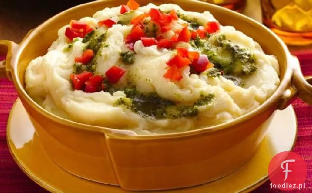 Asiago-Puree Z Pesto