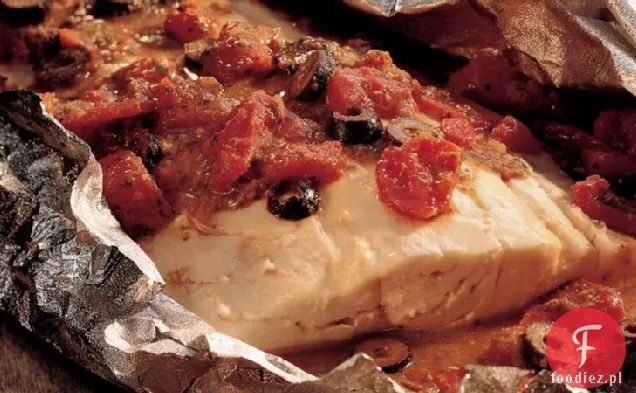 Pesto Z Grilla-Opakowanie Z Folii Rybnej