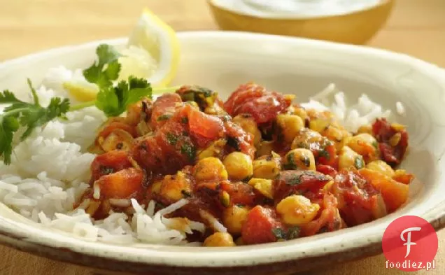 Curry z ciecierzycy i pomidorów