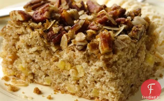 Świeże Ciasto Jabłkowe Streusel Pecan