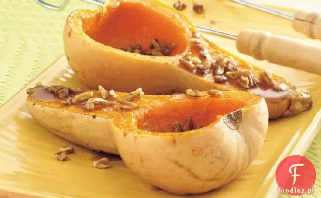 Grillowany klon-i pekan Topped Butternut Squash