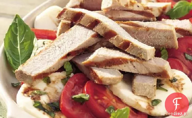 Grillowana Sałatka z tuńczyka, pomidorów i mozzarelli