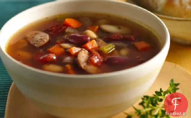 Łatwa zupa Fasolowo-Kiełbasowa