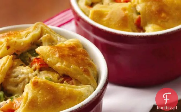 Alfredo Chicken Pot Puff Placki