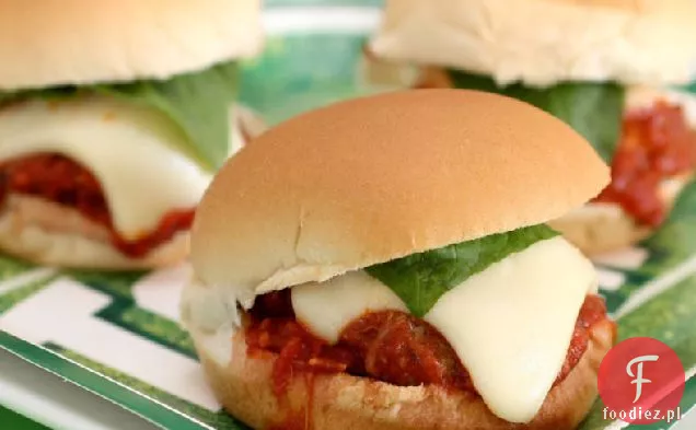 Mamma ' s Meatball Parmesan Sliders