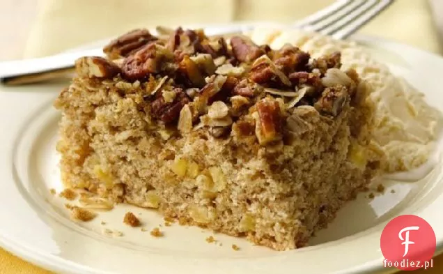 Świeże Ciasto Jabłkowe Streusel Pecan