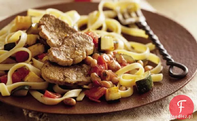 Pieprzny Makaron Wieprzowy Cajun