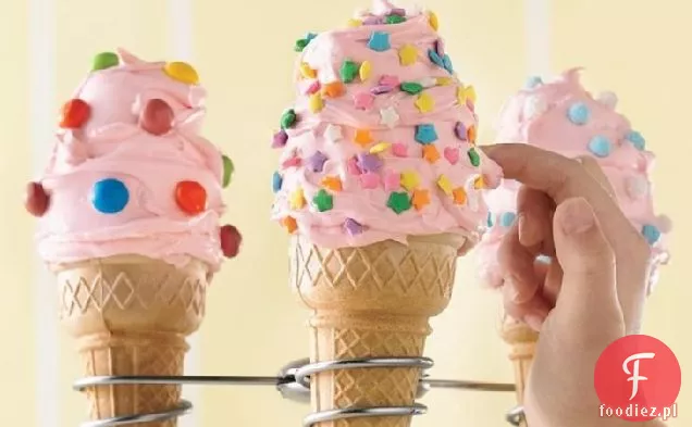 Niespodzianka Cupcake Cones