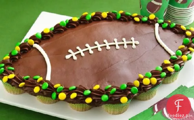 Football Pull Apart Cupcakes