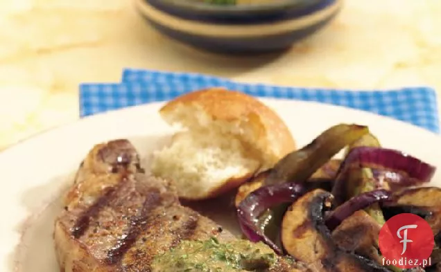 Grillowane steki z sosem Chrzanowo-musztardowym