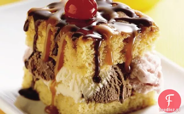 Ciasto Z Deserami Bananowymi