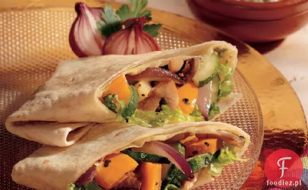 Pieczone okłady warzywne z czosnkiem Aioli